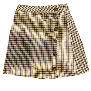 Women’s H&M Pleated A-Line Striped Divided Skirt Size 0